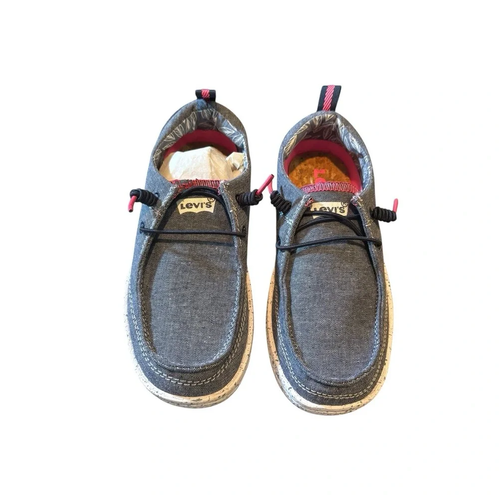 Levi's Kids Newt CHMB Slip-on‎ Casual Lowtop Unisex Sneaker Shoe NWT Size 2